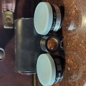 TARON TELEPHOTO, WIDE ANGLE AUX Lens with Case Made in Japan F: 2.8